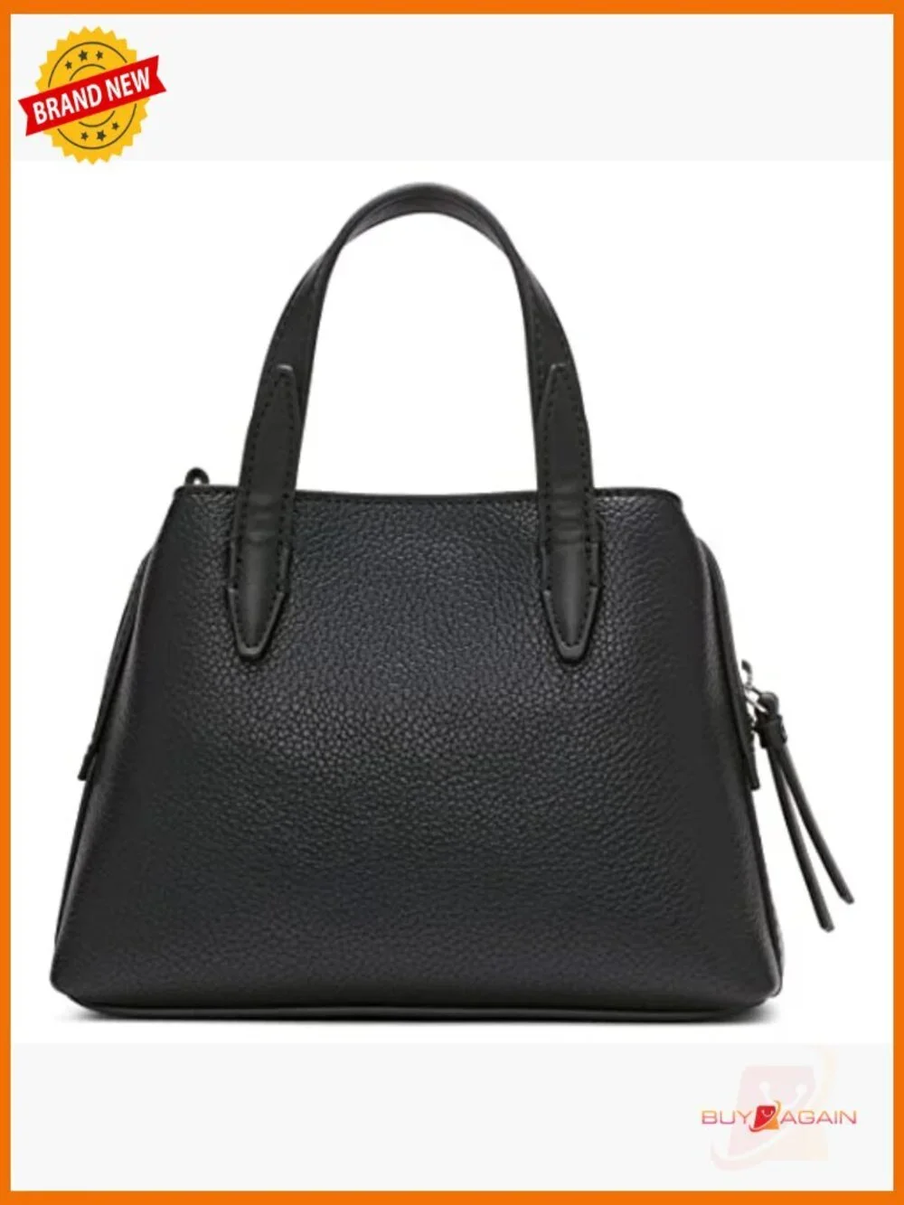 Millie 2 in 1 Triple Compartment Mini Satchel Crossbody - Vegan Leather Handbag